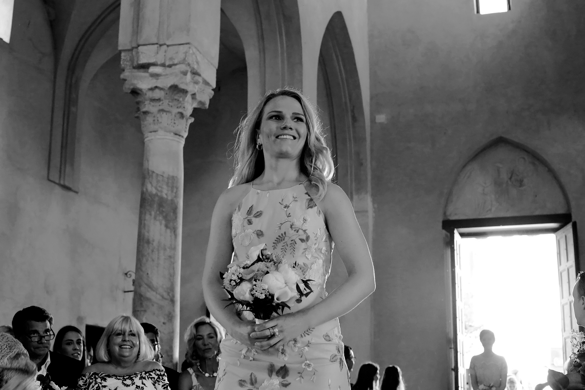 Civil Infinity Pool Party Wedding in Positano Town Hall Positano Reception Praiano Amalfi Coast Italy Claudia Francese Photography Sisters