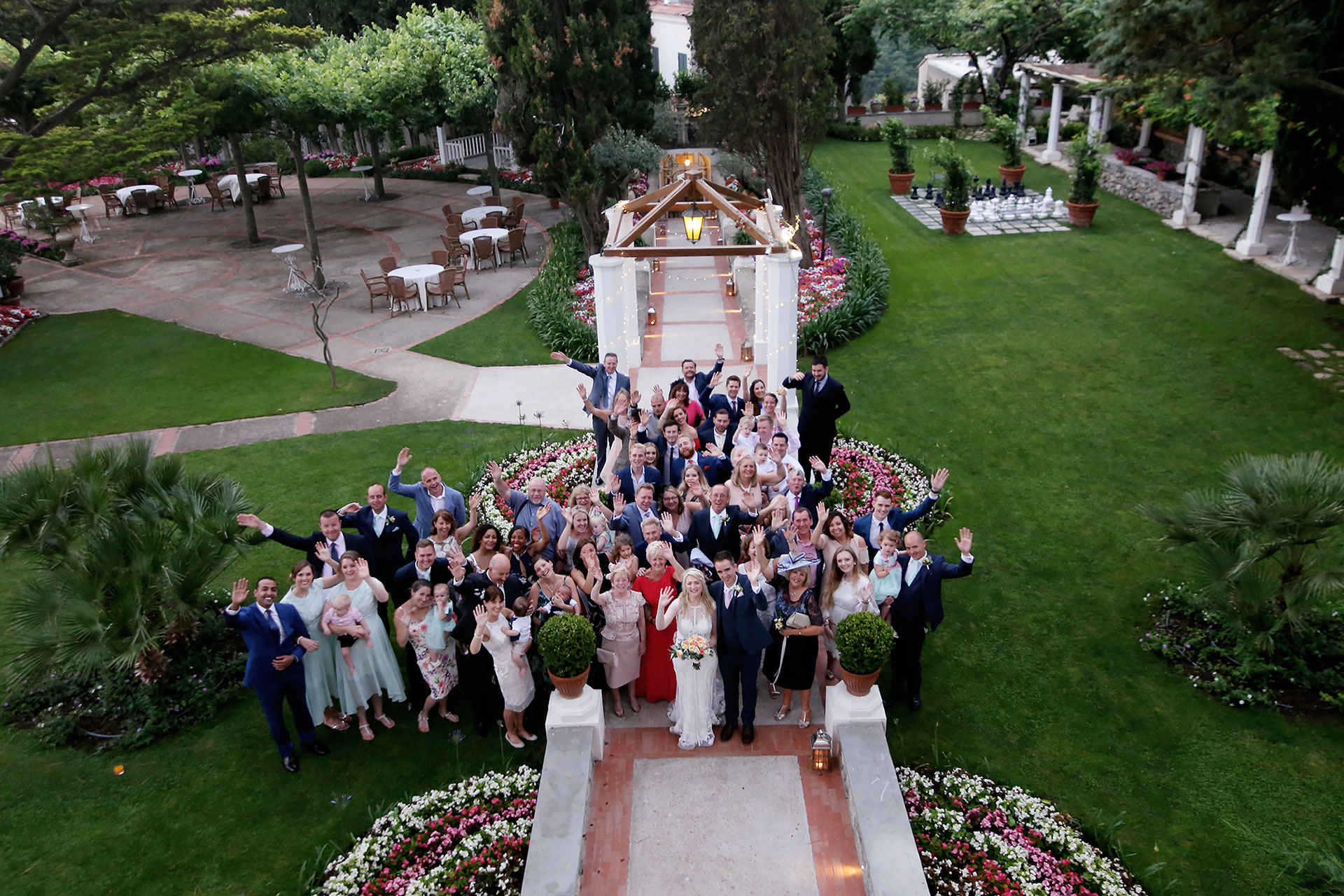 Luxury Destination Civil Wedding Ravello Giardini della Principessa Villa Eva Reception Venues Amalfi Coast Italy Claudia Francese Photography Sisters Planner Photographer